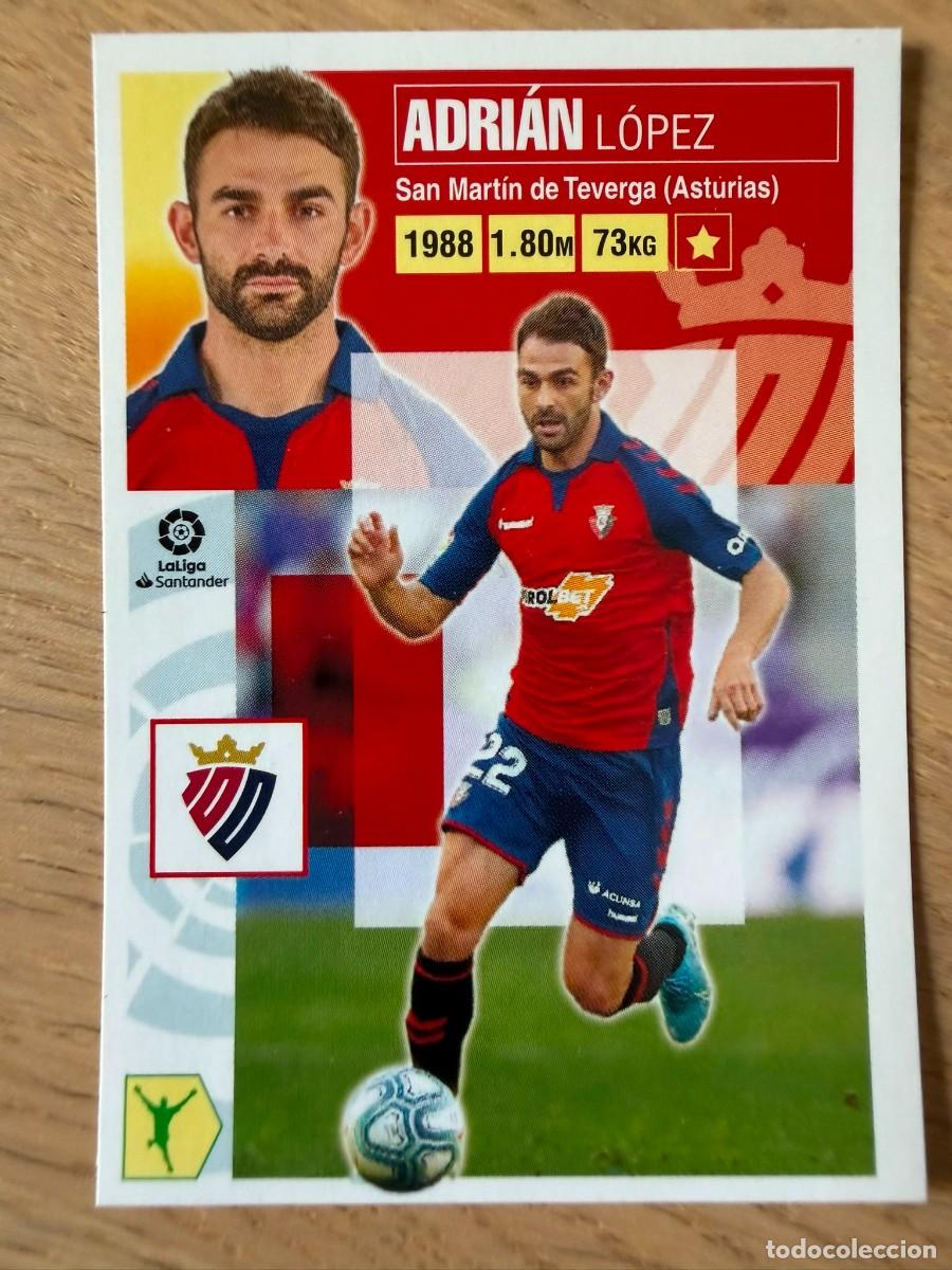 Cromos de f&uacute;tbol: 16A 16 A ADRIAN LOPEZ OSASUNA 20 21 2020 2021 LIGA SANTANDER COLECCIONES ESTE SIN PEGAR STICKER