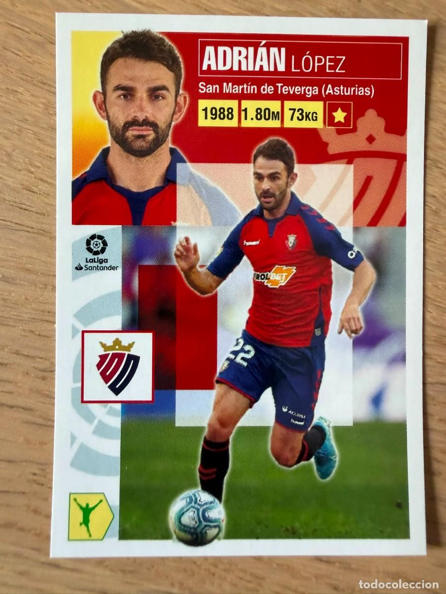 Cromos de f&uacute;tbol: 16A 16 A ADRIAN LOPEZ OSASUNA 20 21 2020 2021 LIGA SANTANDER COLECCIONES ESTE SIN PEGAR STICKER