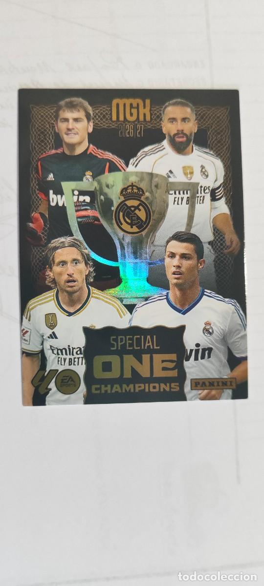 Cromos de f&uacute;tbol: MEGACRACKS 26/27 CARD SPECIAL ONE CHAMPIONS REAL MADRID # PANINI