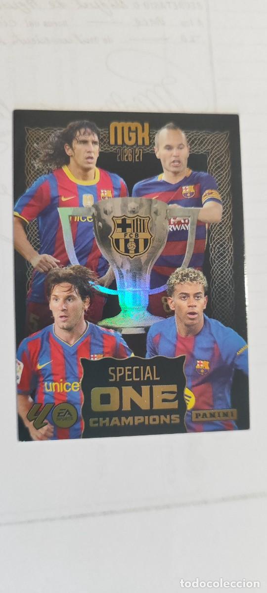 Cromos de f&uacute;tbol: MEGACRACKS 26/27 CARD SPECIAL ONE CHAMPIONS FC BARCELONA # PANINI