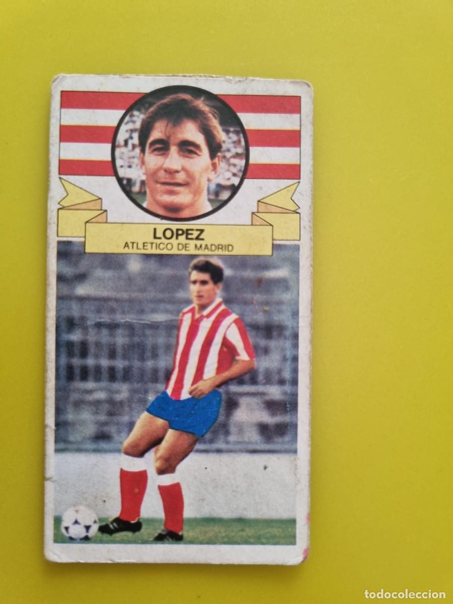 Cromos de f&uacute;tbol: ESTE 85 86 1985 1986 DESPEGADO LOPEZ ATL DE MADRID N&ordm;3 UTIMOS FICHAJES AR826
