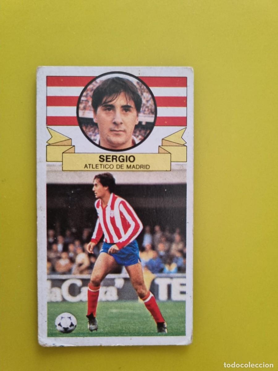 Cromos de f&uacute;tbol: ESTE 85 86 1985 1986 DESPEGADO SERGIO ATL DE MADRID N&ordm;11 UTIMOS FICHAJES AR826