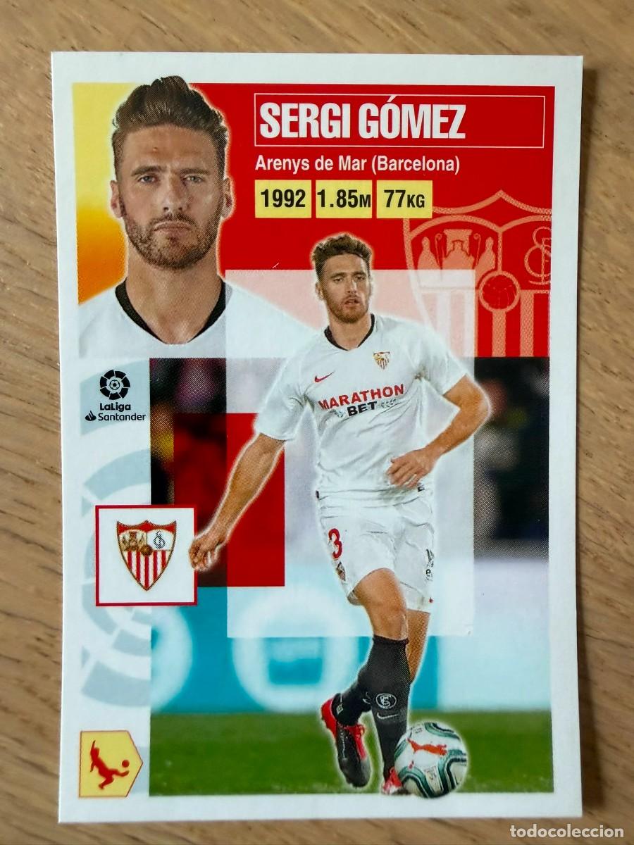Cromos de f&uacute;tbol: 7 SERGI GOMEZ SEVILLA 20 21 2020 2021 LIGA SANTANDER COLECCIONES ESTE SIN PEGAR STICKER