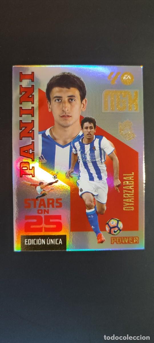 Cromos de f&uacute;tbol: MEGACRACKS 26/27 CARD POWER STARS ON 25 OYARZABAL REAL SOCIEDAD # 448P PANINI EDICION UNICA