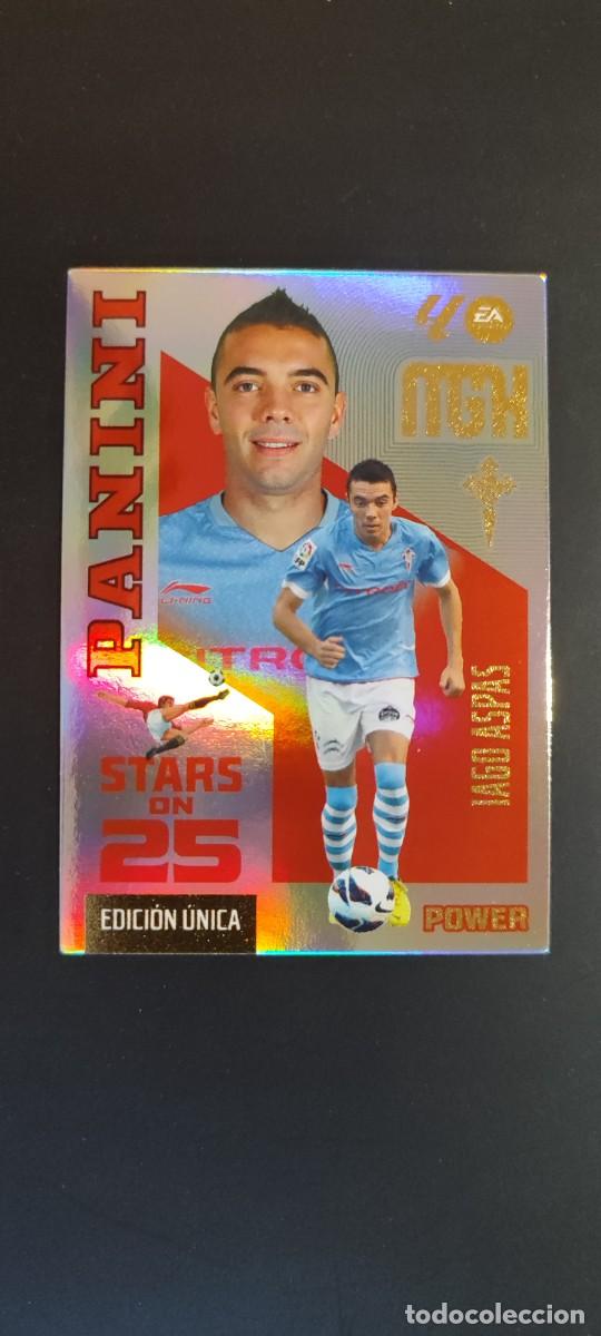 Cromos de Futebol: MEGACRACKS 26/27 CARD POWER STARS ON 25 IAGO ASPAS CELTA # 444P PANINI EDICION UNICA