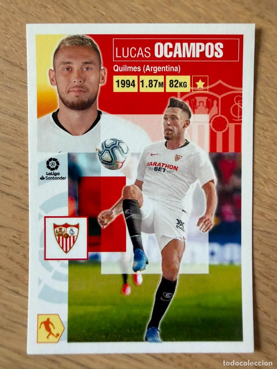 Cromos de Futebol: 14 LUCAS OCAMPOS SEVILLA 20 21 2020 2021 LIGA SANTANDER COLECCIONES ESTE SIN PEGAR STICKER