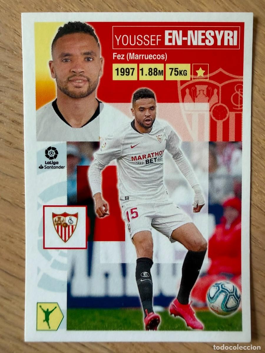 Cromos de Futebol: 16 EN NESYRI EN-NESYRI SEVILLA 20 21 2020 2021 LIGA SANTANDER COLECCIONES ESTE SIN PEGAR STICKER