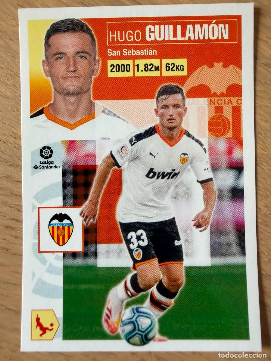 Cromos de f&uacute;tbol: 8 HUGO GUILLAMON VALENCIA 20 21 2020 2021 LIGA SANTANDER COLECCIONES ESTE SIN PEGAR STICKER
