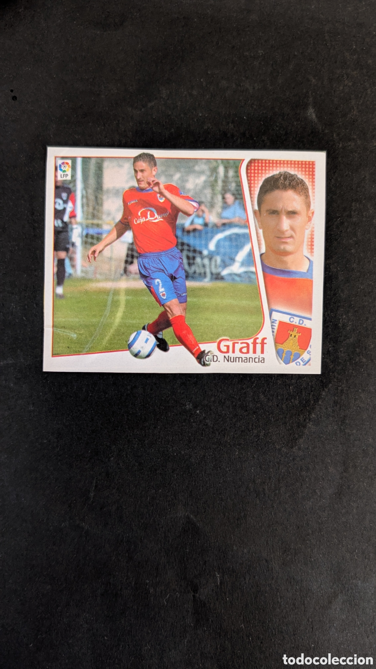 Cromos de f&uacute;tbol: GRAFF NUMANCIA FICHAJE 24 LIGA ESTE 2004/05 04 05 RECORTADO