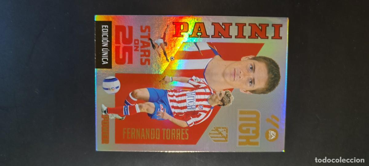 Cromos de f&uacute;tbol: MEGACRACKS 26/27 CARD POWER STARS ON 25 FERNANDO TORRES AT MADRID # 432P PANINI EDICION UNICA