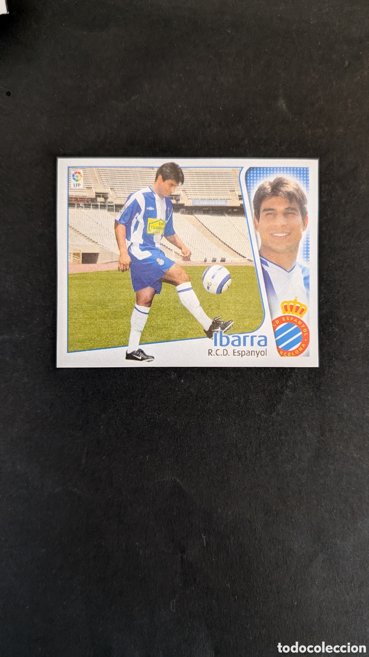 Figurine di Calcio: IBARRA ESPANYOL FICHAJE 27 LIGA ESTE 2004/05 04 05 RECORTADO