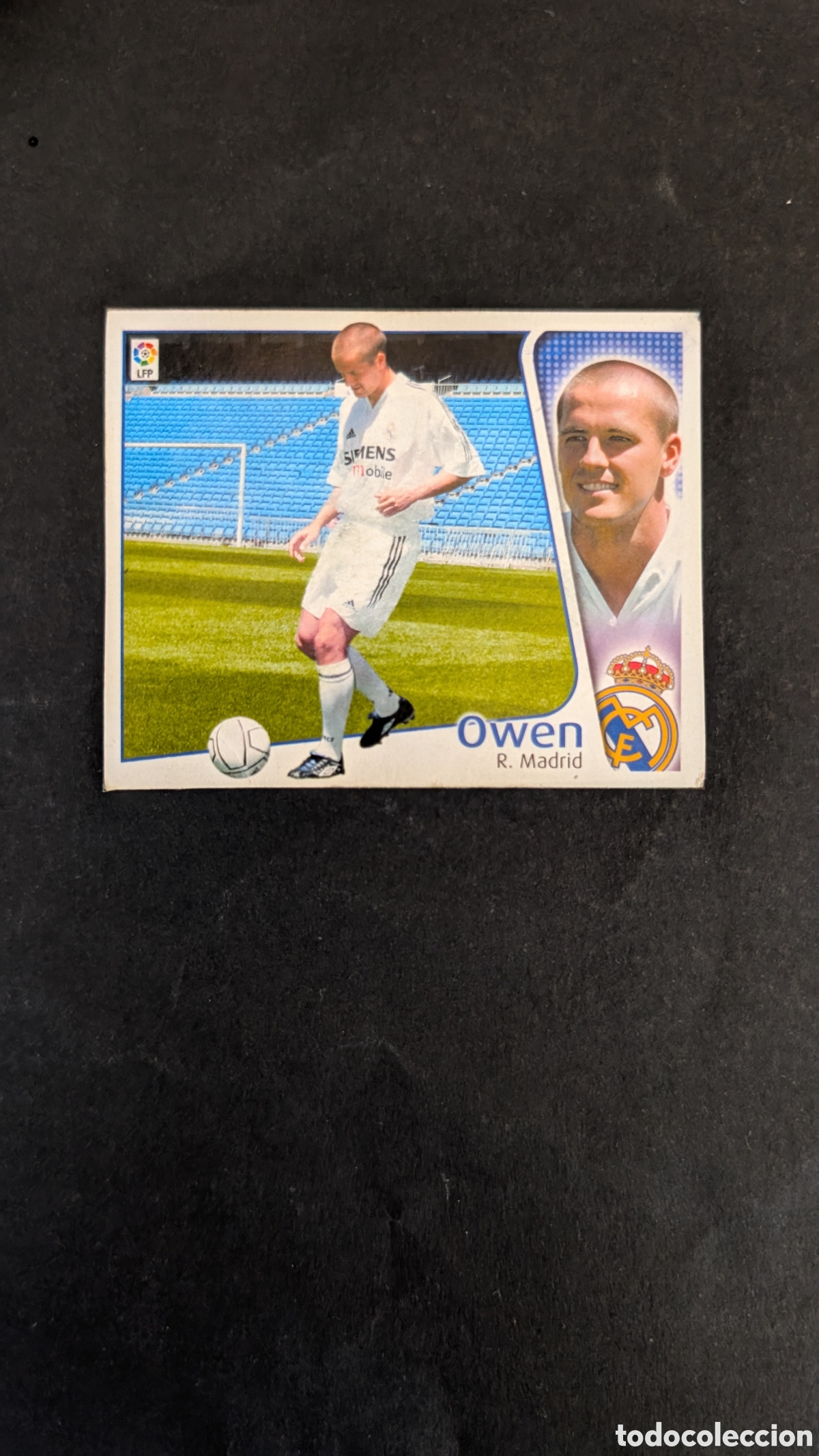 Figurine di Calcio: OWEN REAL MADRID FICHAJE 29 LIGA ESTE 2004/05 04 05 RECORTADO