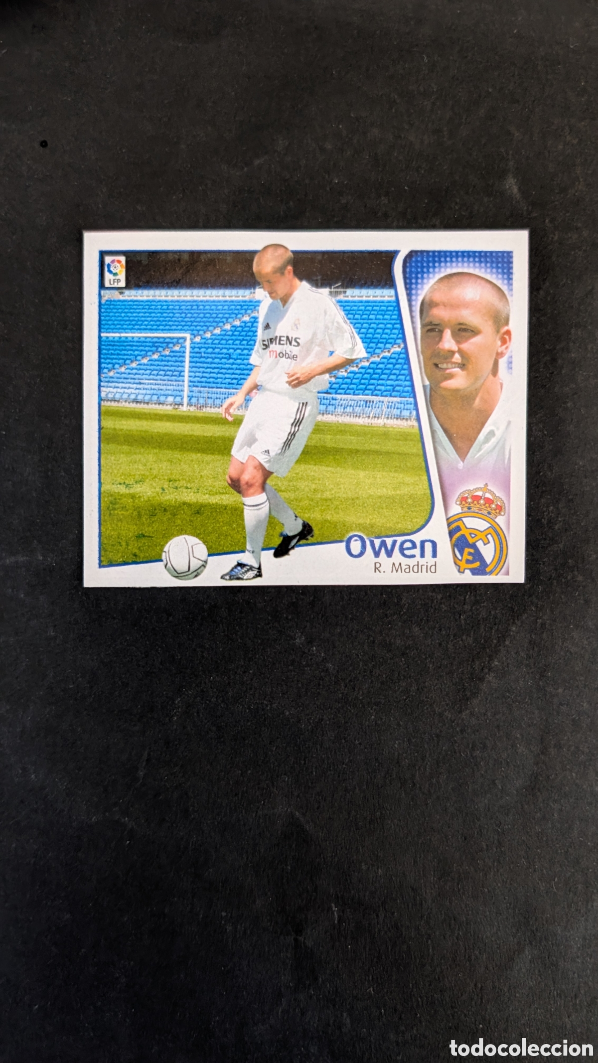 Figurine di Calcio: OWEN REAL MADRID FICHAJE 28 LIGA ESTE 2004/05 04 05 RECORTADO