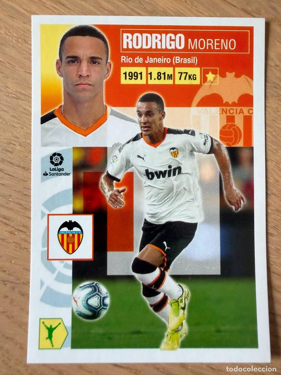 Figurine di Calcio: 18 RODRIGO MORENO VALENCIA 20 21 2020 2021 LIGA SANTANDER COLECCIONES ESTE SIN PEGAR STICKER