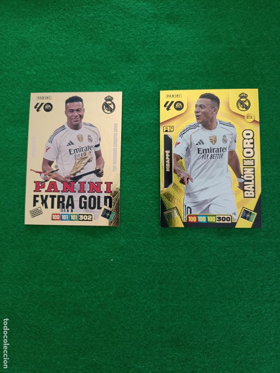 Figurine di Calcio: ADRENALYN XL2025 2026 EXTRA GOLD BAL&Oacute;N DE ORO BMAPPE