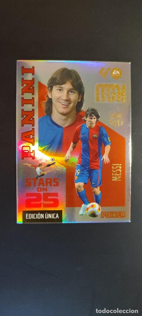 Football Stickers: MEGACRACKS 26/27 CARD POWER STARS ON 25 MESSI FC BARCELONA # 440P PANINI EDICION UNICA