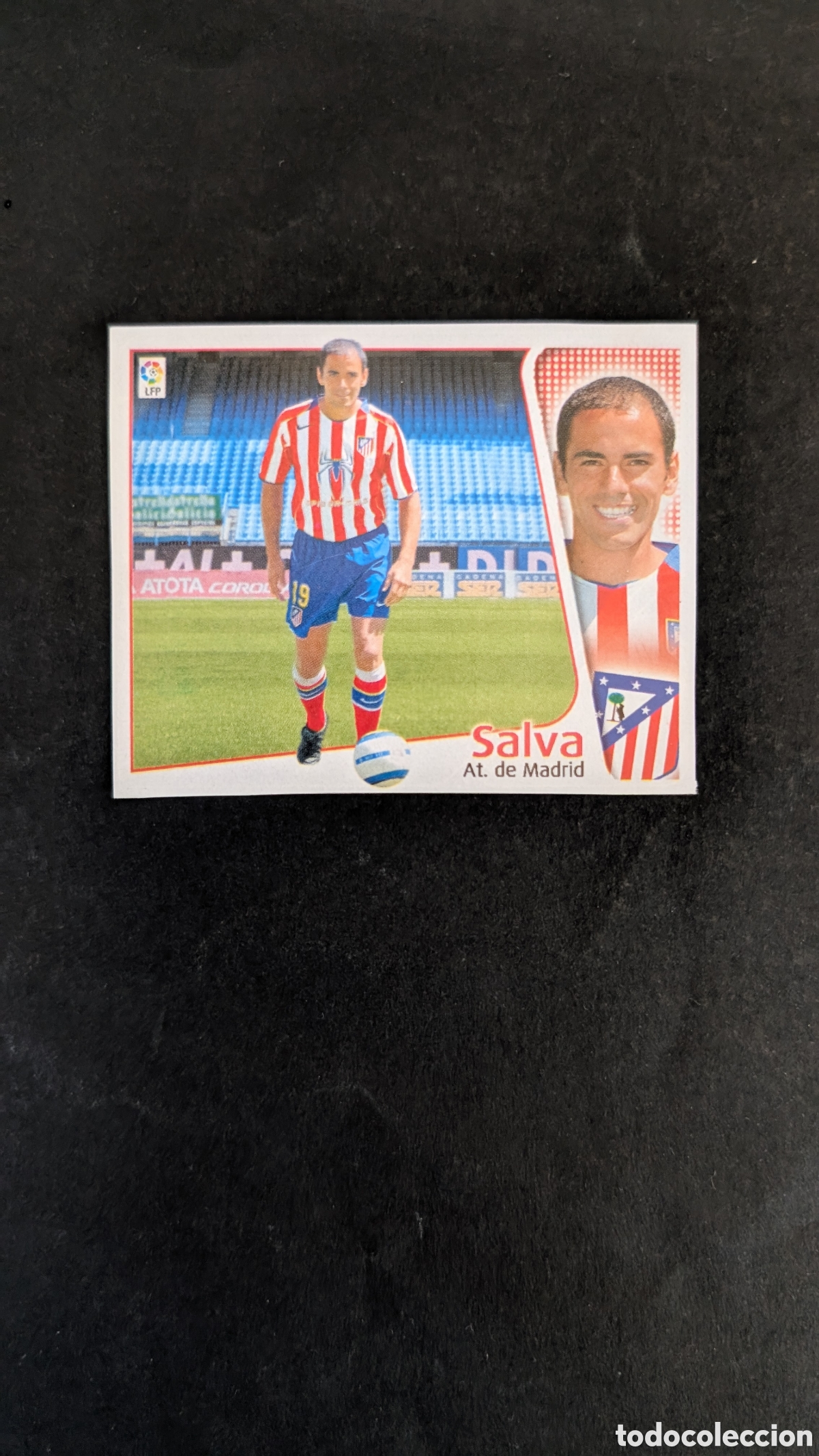 Football Stickers: SALVA ATLETICO MADRID FICHAJE 34 LIGA ESTE 2004/05 04 05 RECORTADO