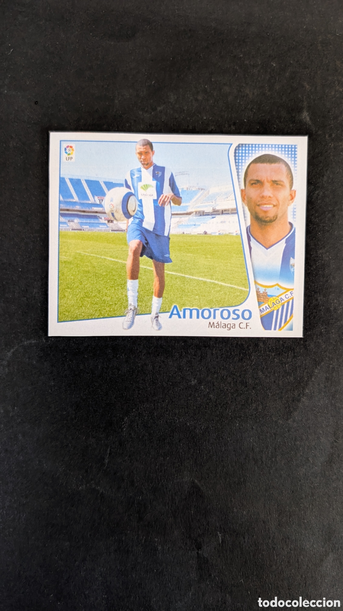 Football Stickers: AMOROSO MALAGA FICHAJE 35 LIGA ESTE 2004/05 04 05 RECORTADO