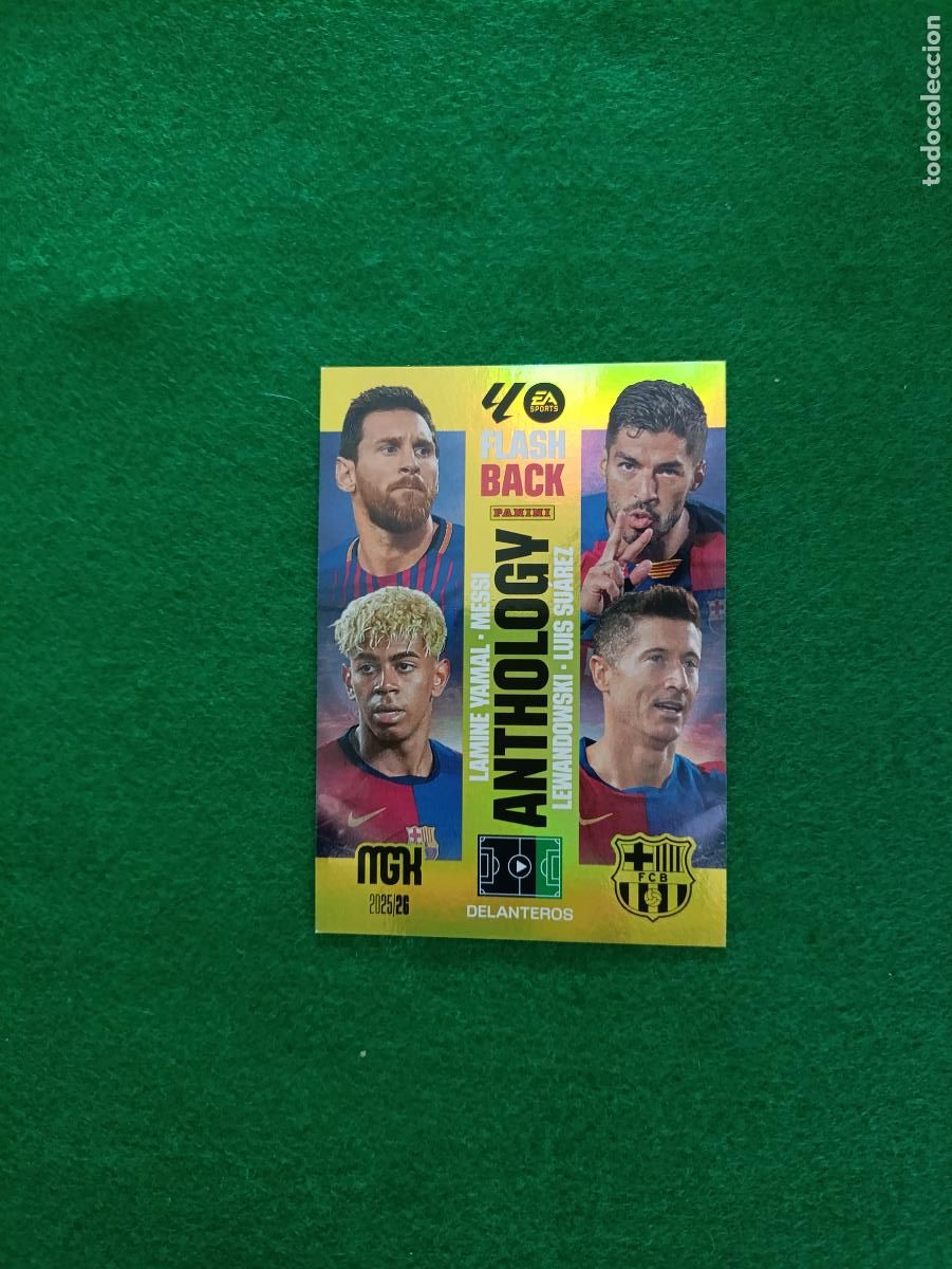 Football Stickers: MEGA CRACK 2025 2026 ANTHOLOGY MESSI LAMINE YAMAL LEWANDOWSKI LUIS SUAREZ