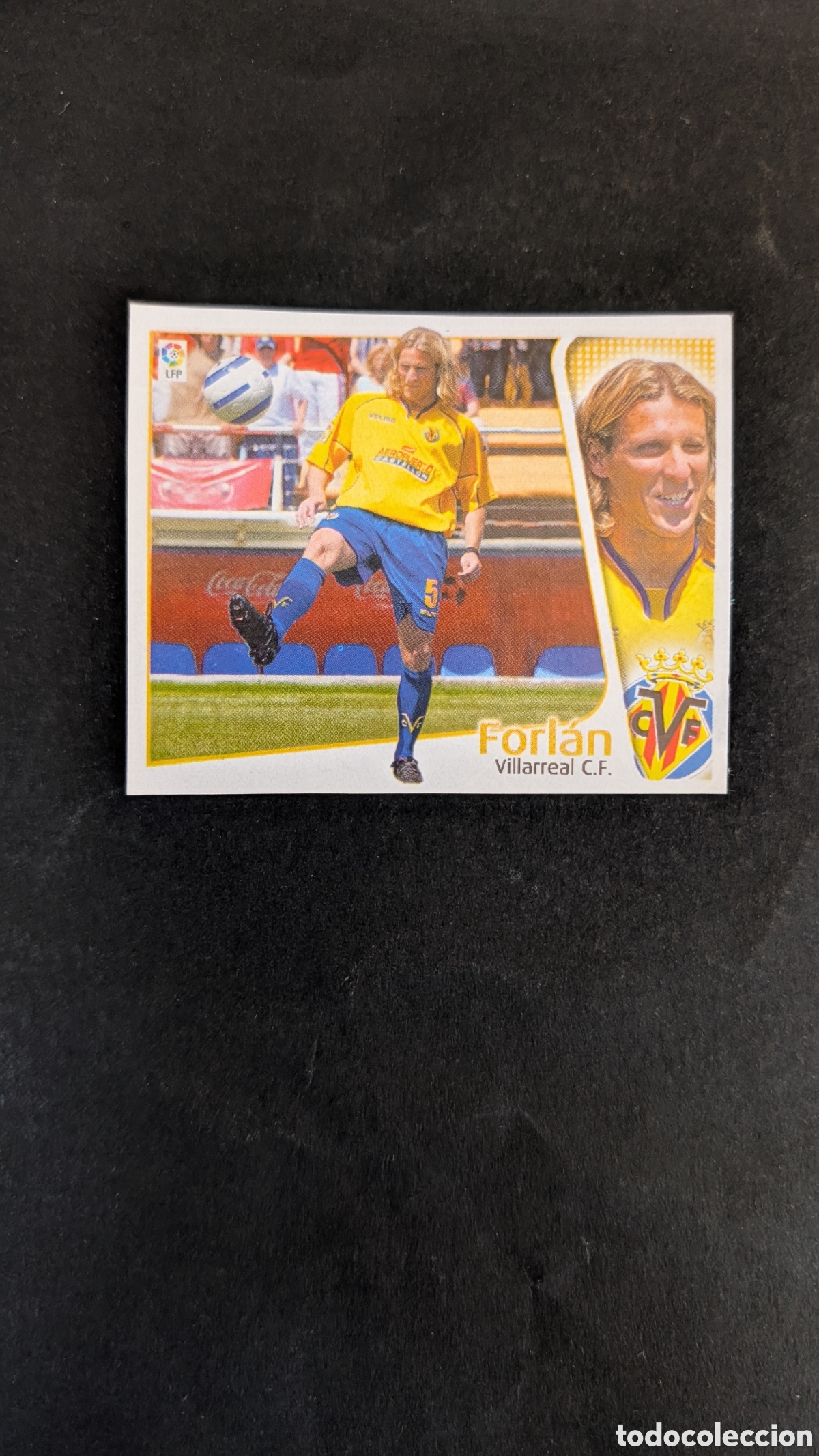 Football Stickers: FORLAN VILLARREAL FICHAJE 37 LIGA ESTE 2004/05 04 05 RECORTADO