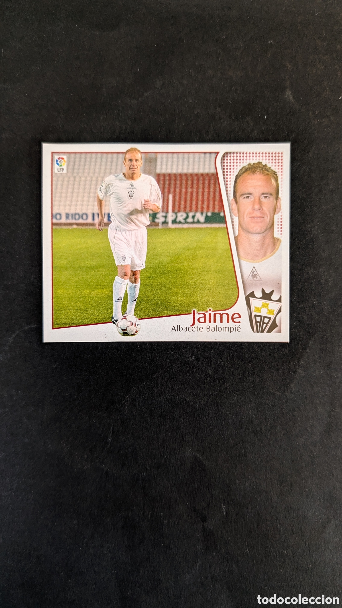 Football Stickers: JAIME ALBACETE FICHAJE 40 LIGA ESTE 2004/05 04 05 RECORTADO