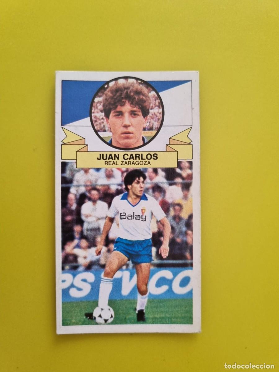 Fu&szlig;ball-Sticker: CROMO LIGA ESTE 85 86 1985 1986 NUNCA PEGADO SIN PEGAR JUAN CARLOS REAL ZARAGOZA AR826