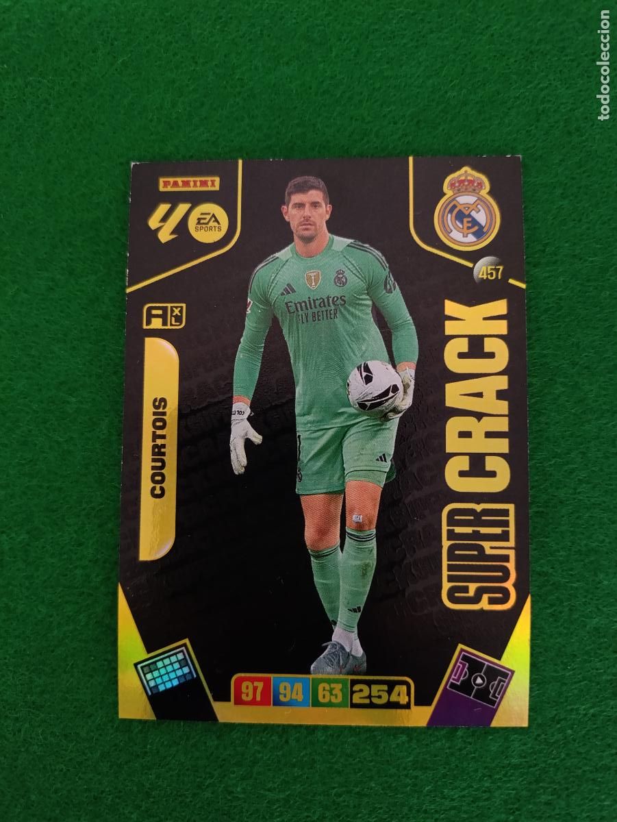 Cromos de f&uacute;tbol: ADRENALYN XL 2025 2026 SUPER CRACK COURTOIS