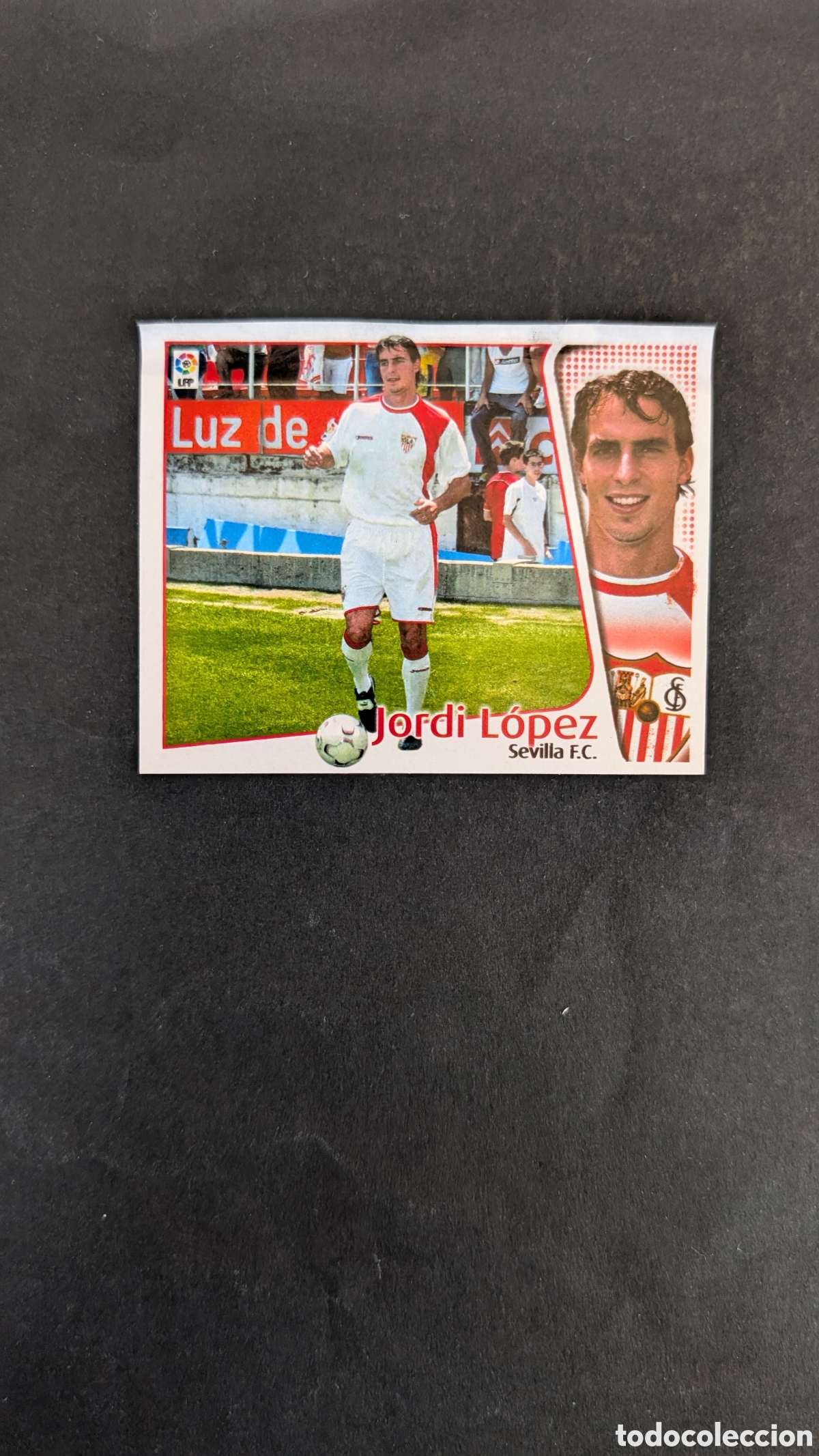 Cromos de f&uacute;tbol: JORDI LOPEZ SEVILLA COLOCA LIGA ESTE 2004/05 04 05 RECORTADO