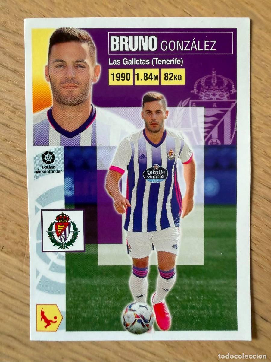 Cromos de f&uacute;tbol: FICHAJE 12 BRUNO VALLADOLID 20 21 2020 2021 LIGA SANTANDER COLECCIONES ESTE SIN PEGAR STICKER