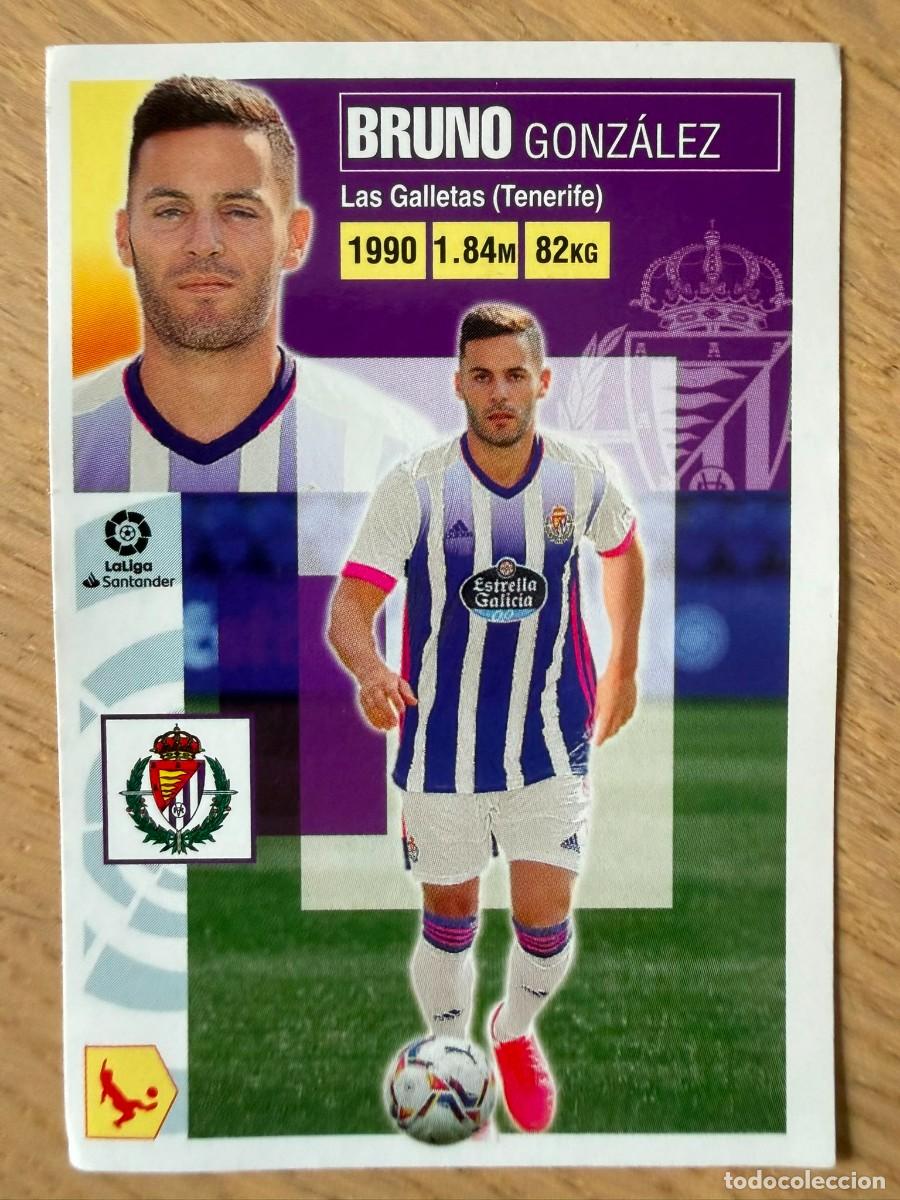 Cromos de f&uacute;tbol: FICHAJE 12 BRUNO VALLADOLID 20 21 2020 2021 LIGA SANTANDER COLECCIONES ESTE SIN PEGAR STICKER