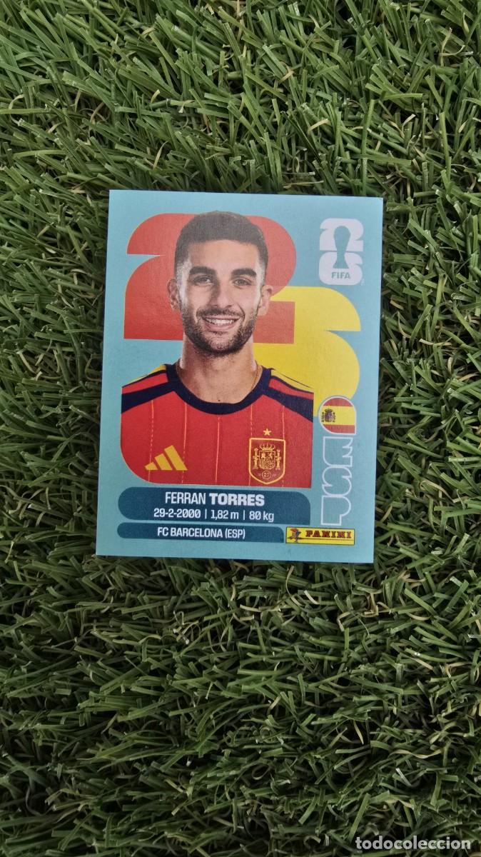 Cromos de f&uacute;tbol: Ferran Torres 18 Espa&ntilde;a Mundial 2026 cromo sticker Panini
