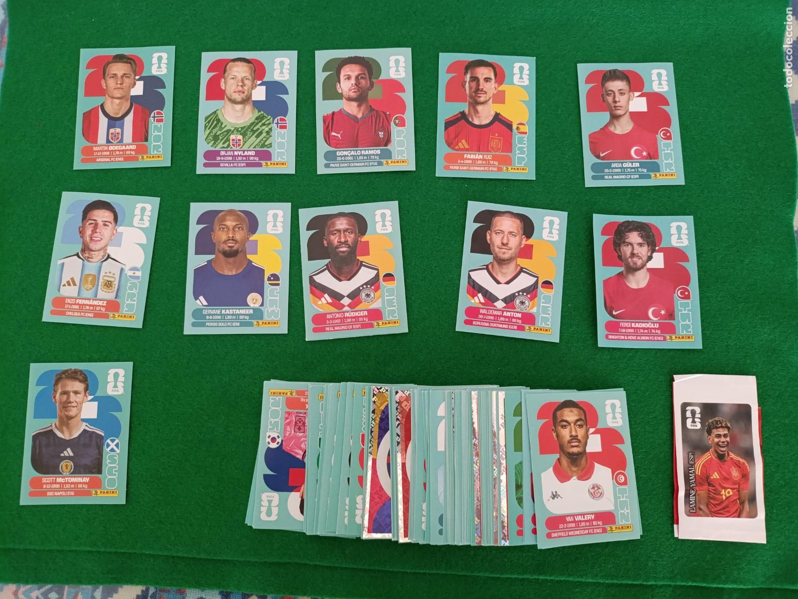 Cromos de f&uacute;tbol: MUNDIAL 2026 CROMOS ALEATORIOS