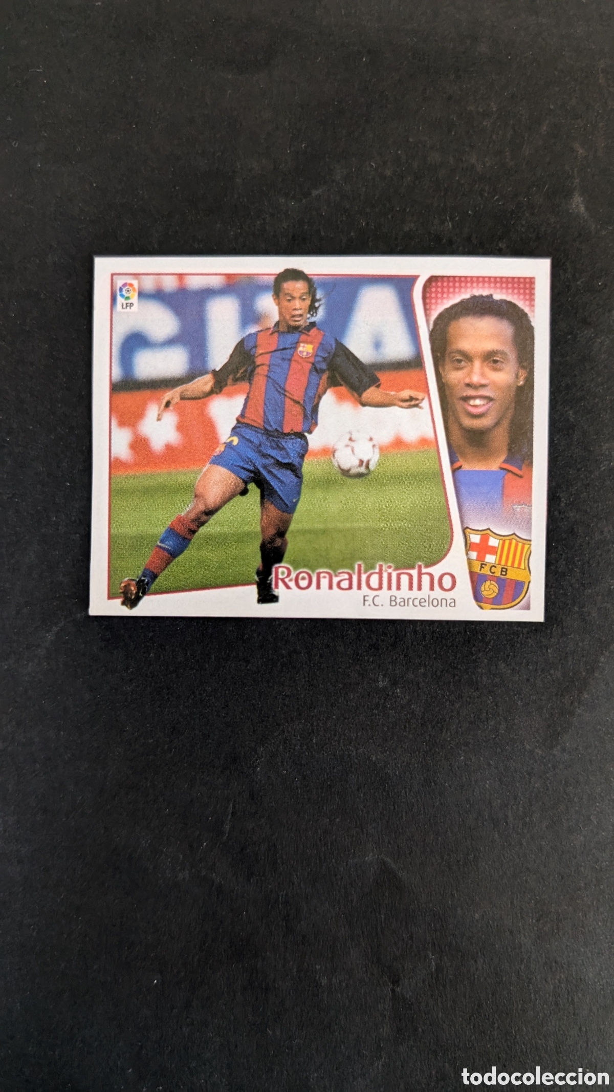 Cromos de f&uacute;tbol: RONALDINHO BARCELONA LIGA ESTE 2004/05 04 05 RECORTADO