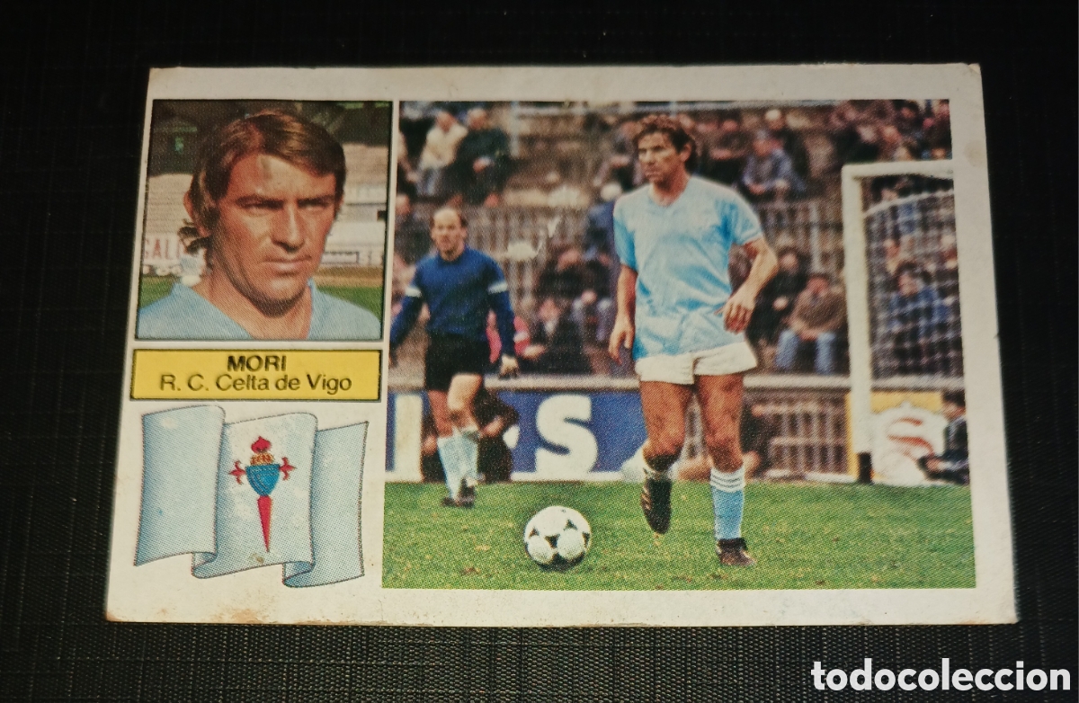 Cromos de f&uacute;tbol: Cromo Mori R.C. Celta de Vigo Ed. Este Liga 1982 1983 82-83 Sin pegar, nunca pegado