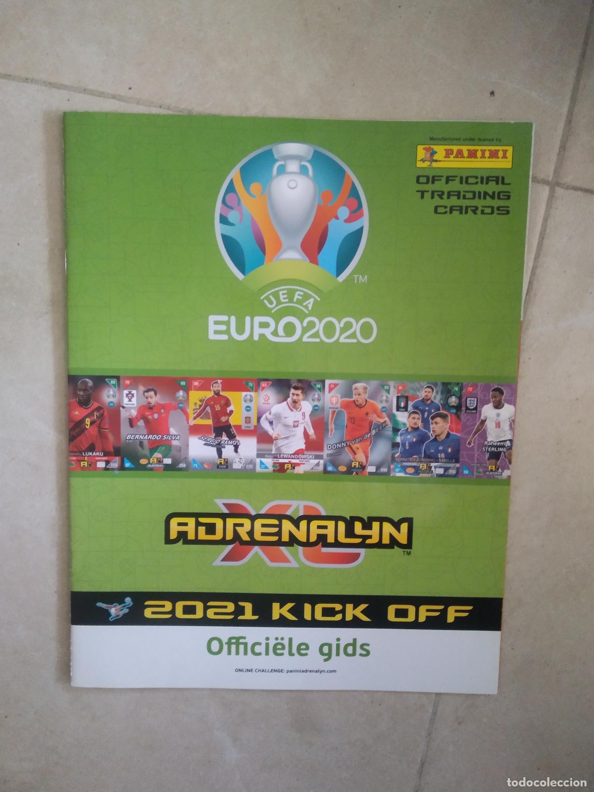 Cromos de f&uacute;tbol: GUIA OFICIAL CROMO FUTBOL PANINI ADRENALYN EURO 2020 EUROCOPA 2021 KICK OFF