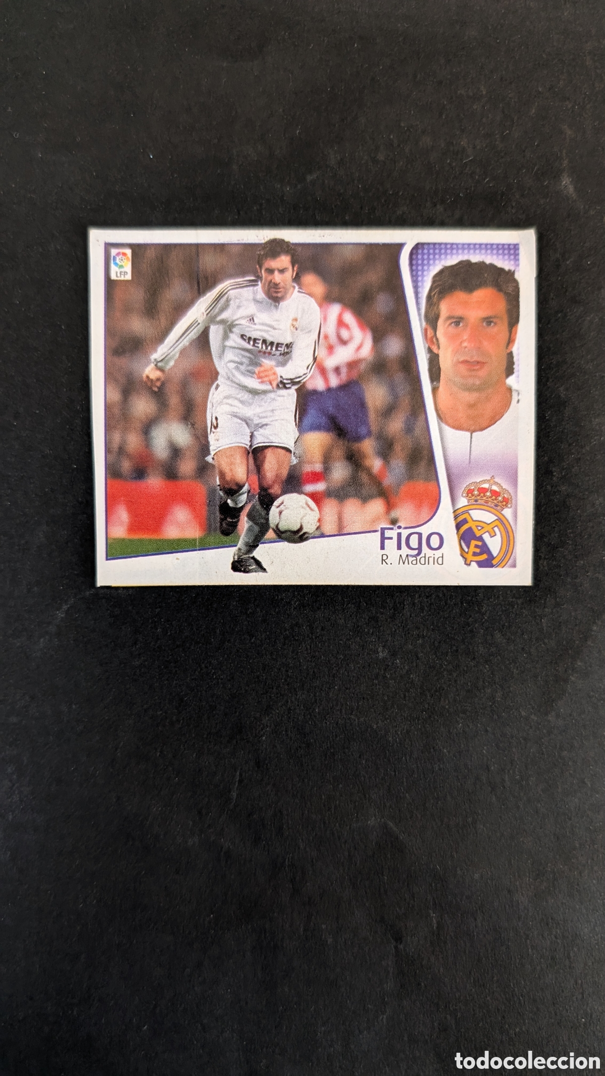 Cromos de f&uacute;tbol: FIGO REAL MADRID LIGA ESTE 2004/05 04 05 RECORTADO