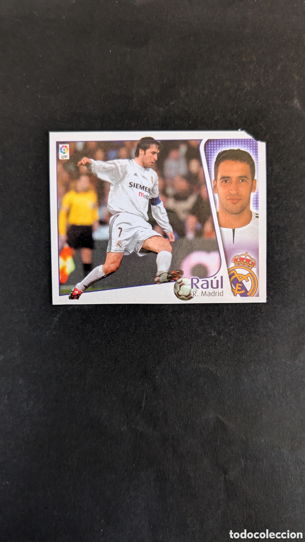 Cromos de f&uacute;tbol: RAUL REAL MADRID LIGA ESTE 2004/05 04 05 RECORTADO