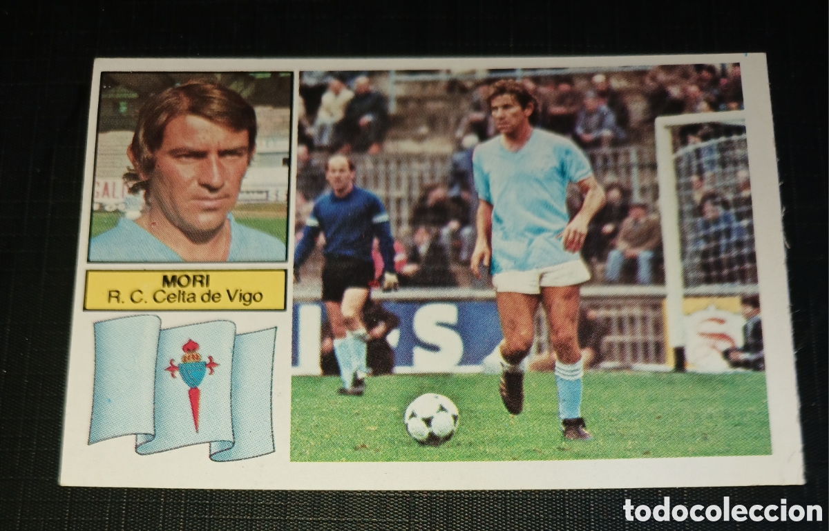 Cromos de f&uacute;tbol: Cromo Mori R.C. Celta de Vigo Ed. Este Liga 1982 1983 82-83 Sin pegar, nunca pegado