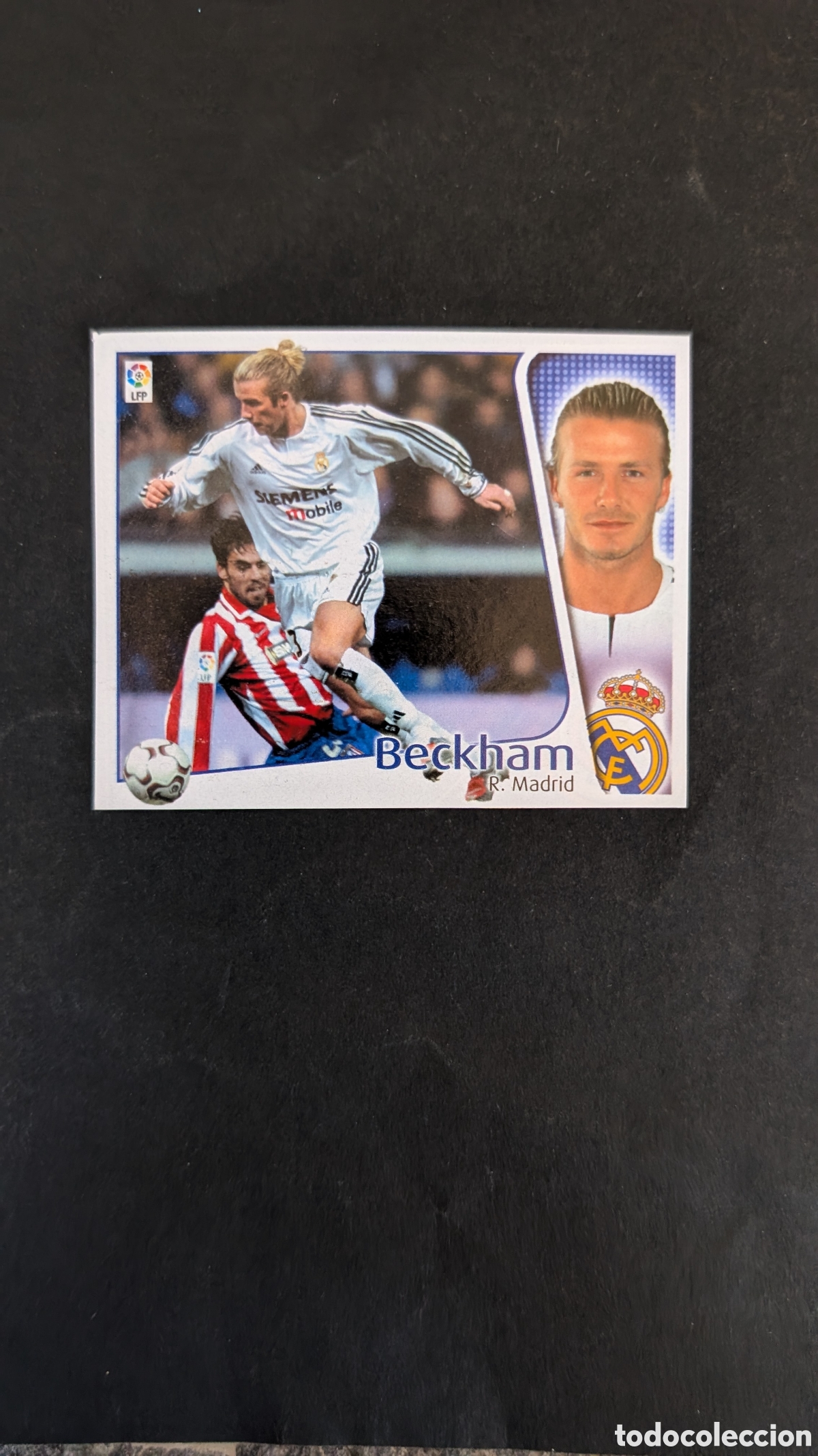 Cromos de f&uacute;tbol: BECKHAM REAL MADRID LIGA ESTE 2004/05 04 05 RECORTADO