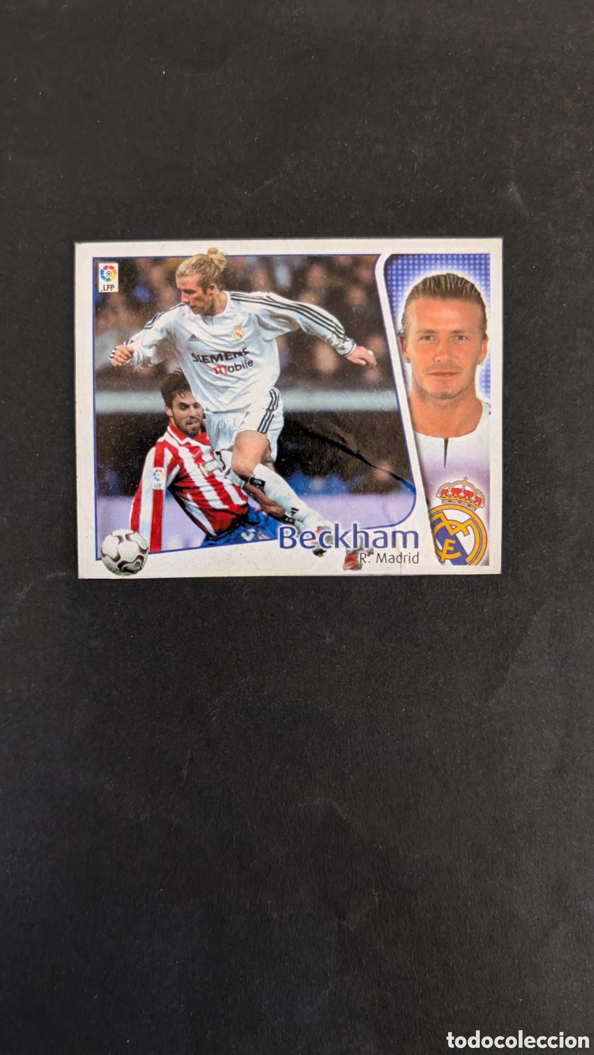 Cromos de f&uacute;tbol: BECKHAM REAL MADRID LIGA ESTE 2004/05 04 05 RECORTADO