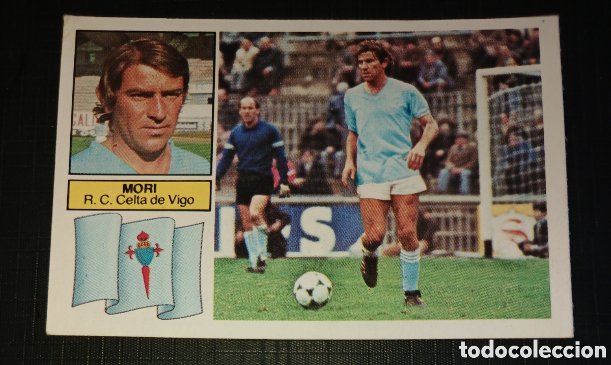 Cromos de Futebol: Cromo Mori R.C. Celta de Vigo Ed. Este Liga 1982 1983 82-83 Sin pegar, nunca pegado