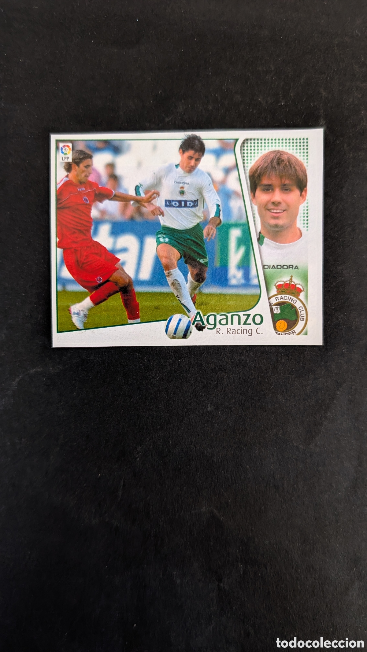 Cromos de Futebol: AGANZO RACING SANTANDER LIGA ESTE 2004/05 04 05 RECORTADO