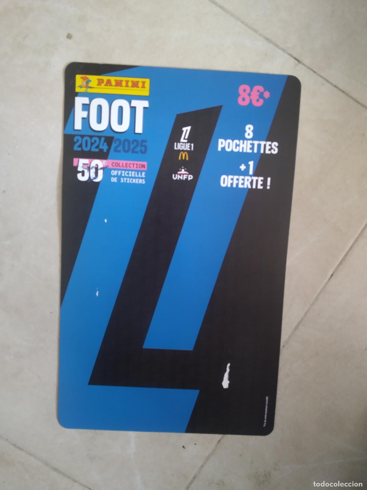 Cromos de f&uacute;tbol: CARTON CROMO FUTBOL PANINI LIGA FRANCIA 24-25 FOOT 2024-2025