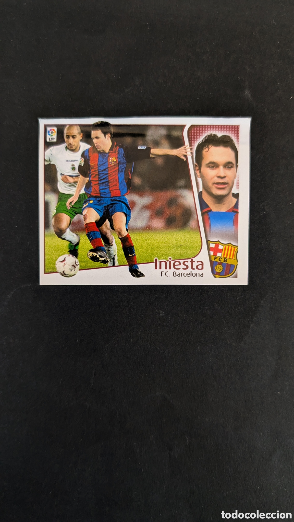 Cromos de f&uacute;tbol: INIESTA BARCELONA LIGA ESTE 2004/05 04 05 VENTANILLA