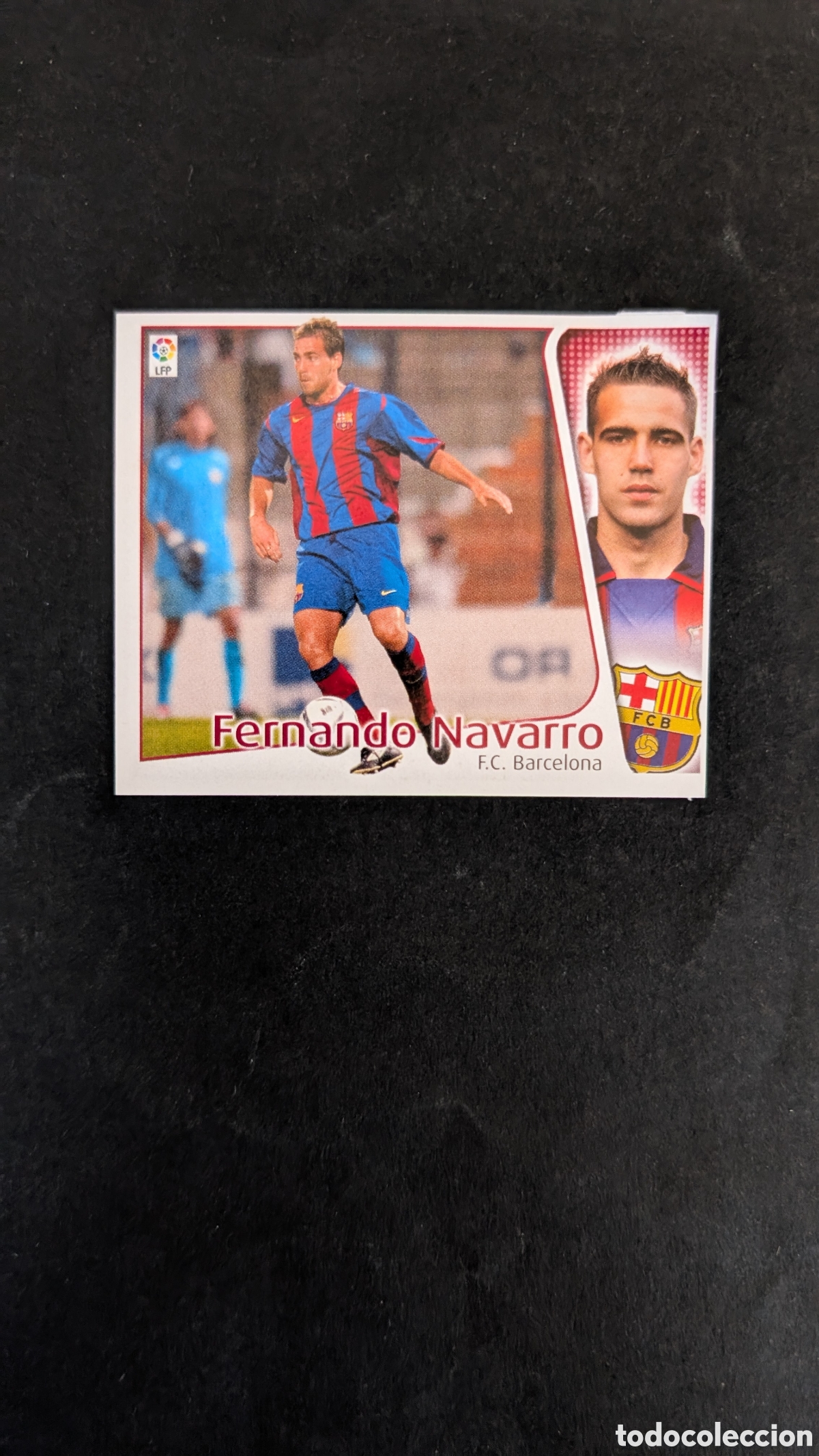 Cromos de f&uacute;tbol: FERNANDO NAVARRO BARCELONA LIGA ESTE 2004/05 04 05 VENTANILLA
