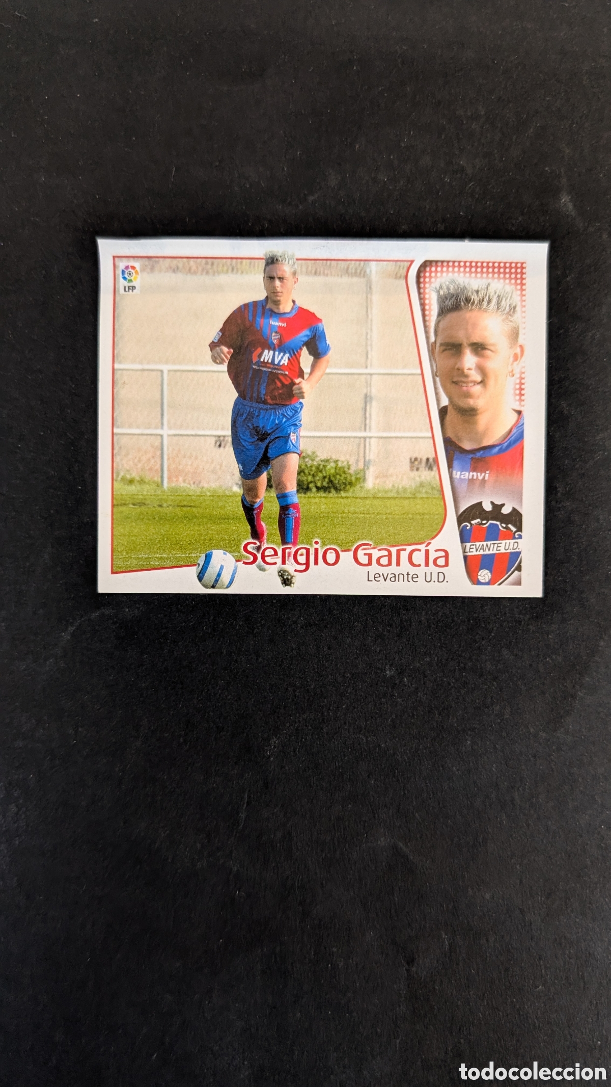 Cromos de f&uacute;tbol: SERGIO GARCIA LEVANTE LIGA ESTE 2004/05 04 05 VENTANILLA
