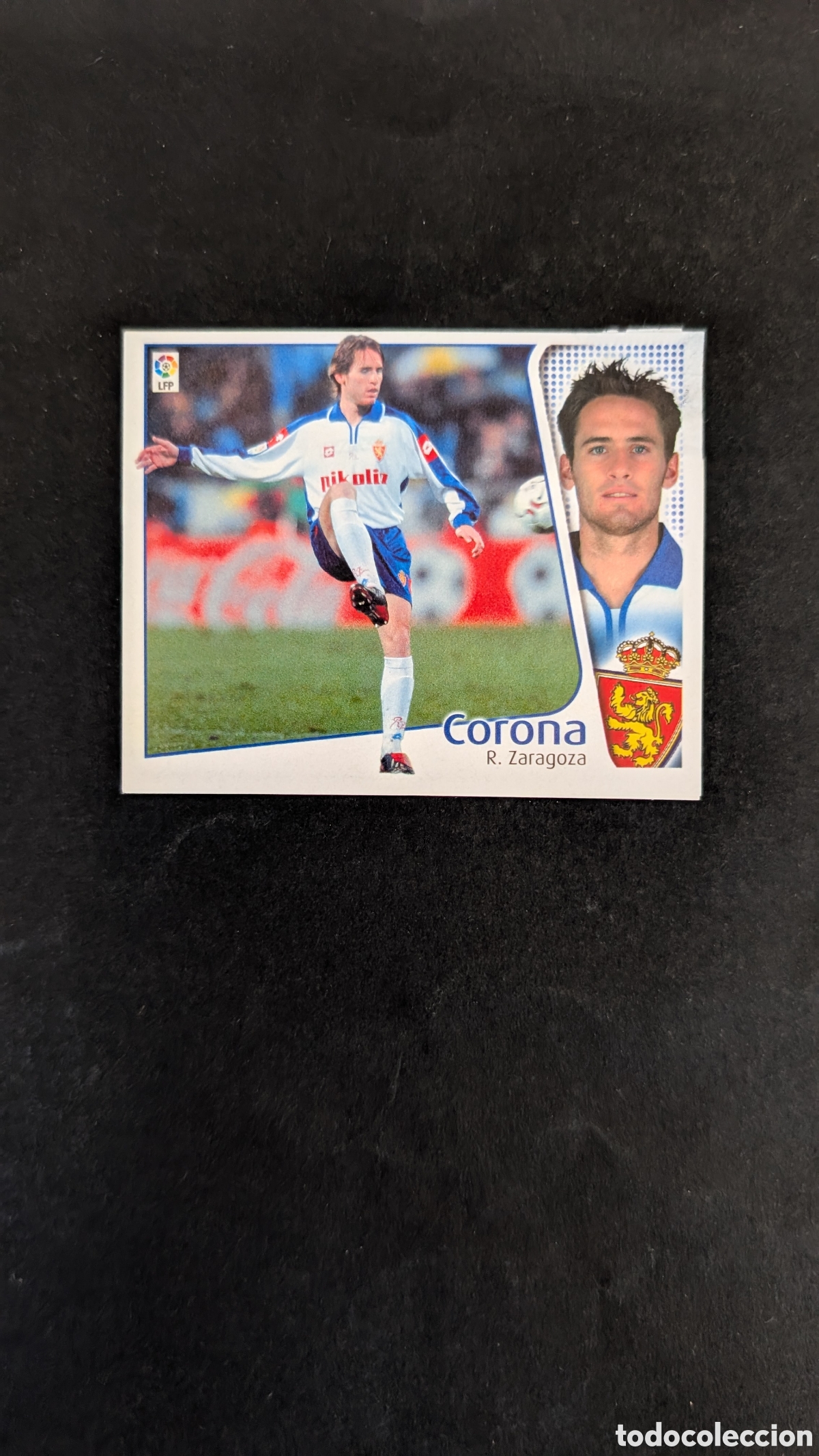 Cromos de f&uacute;tbol: CORONA ZARAGOZA BAJA LIGA ESTE 2004/05 04 05 VENTANILLA