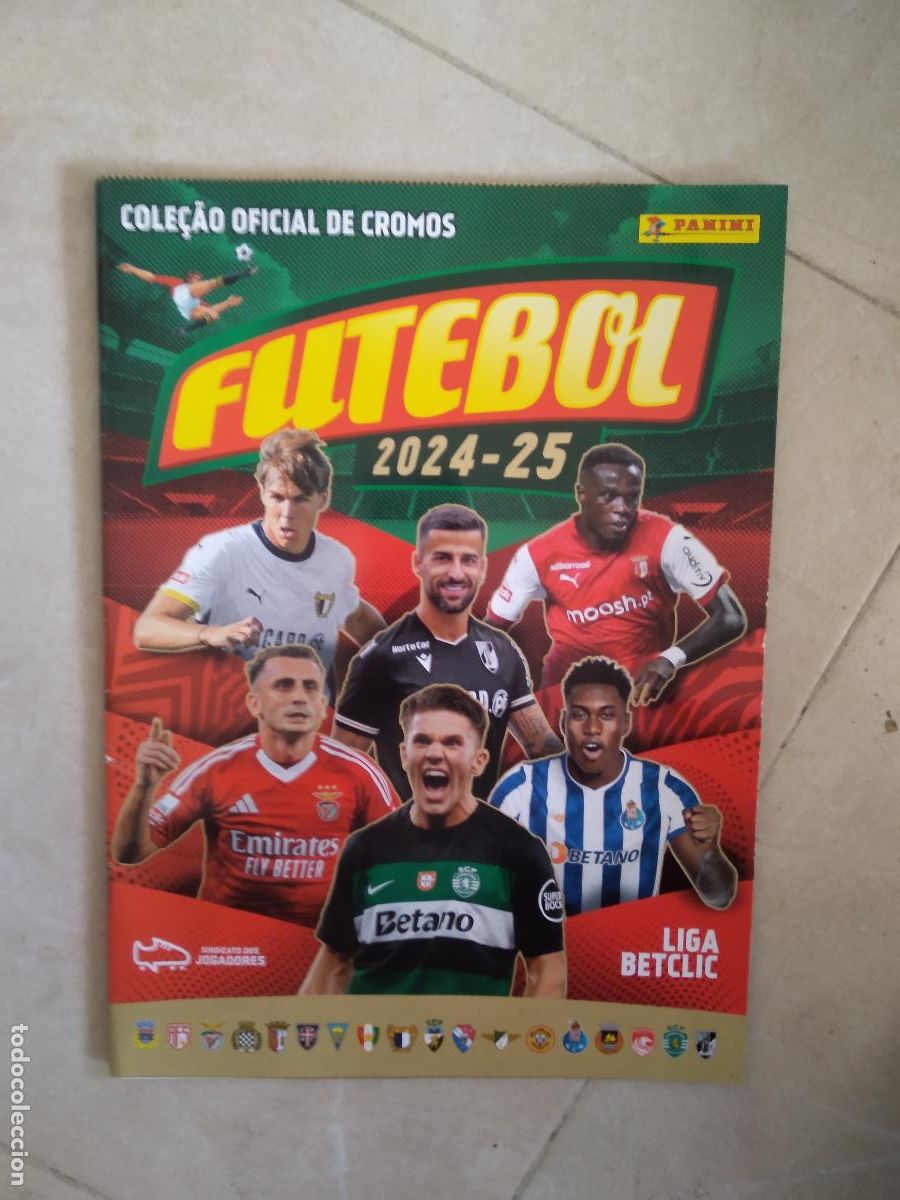 Cromos de f&uacute;tbol: ALBUM VACIO CROMO FUTBOL LIGA PORTUGAL 24-25 FUTEBOL 2024-2025 GYOKERES