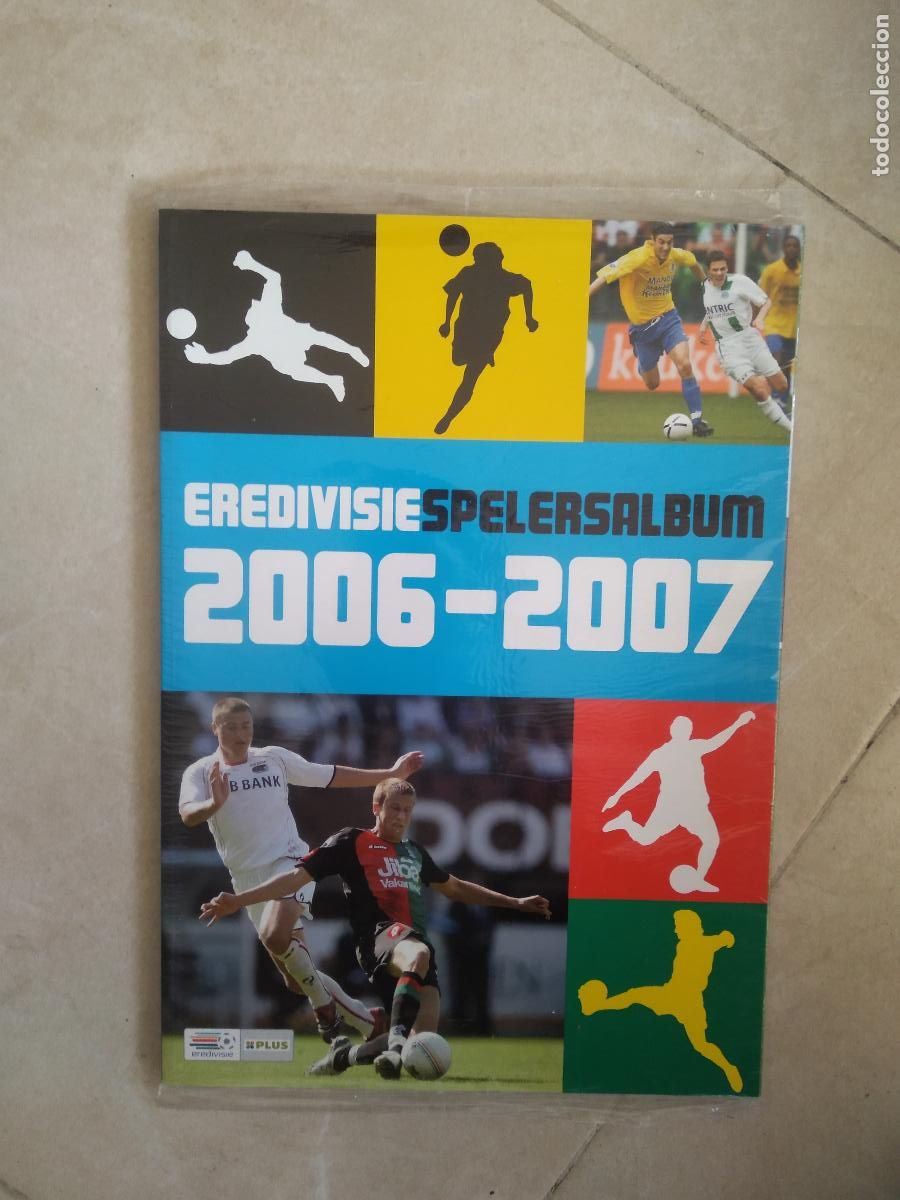 Cromos de f&uacute;tbol: ALBUM VACIO CROMO FUTBOL LIGA HOLANDA PAISES BAJOS 2006-2007 EREDIVISIE 06-07