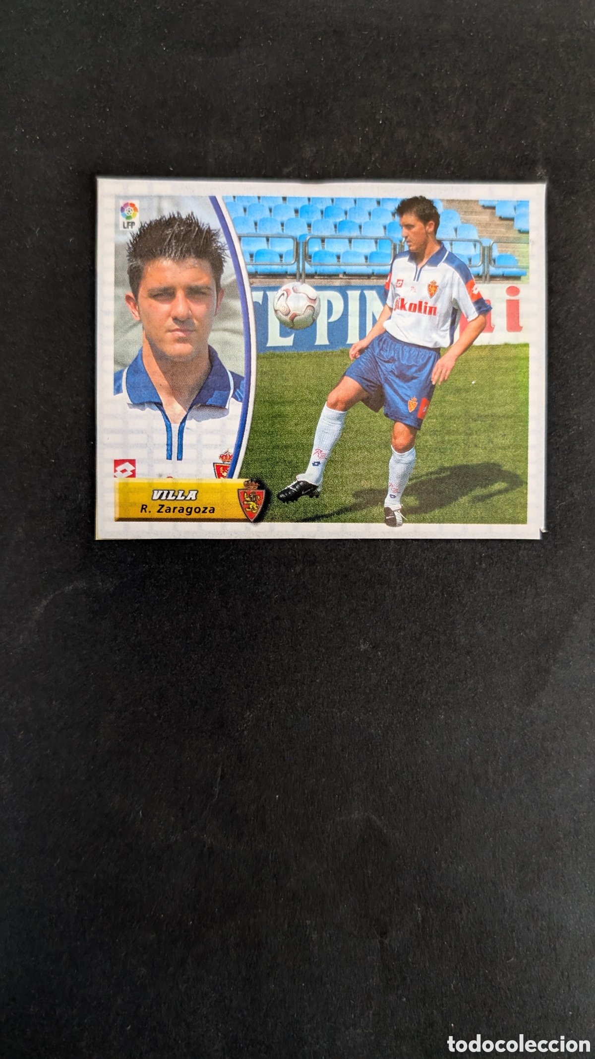 Cromos de f&uacute;tbol: VILLA ZARAGOZA ROOKIE FICHAJE 5 LIGA ESTE 2003/04 03 04 RECORTADO